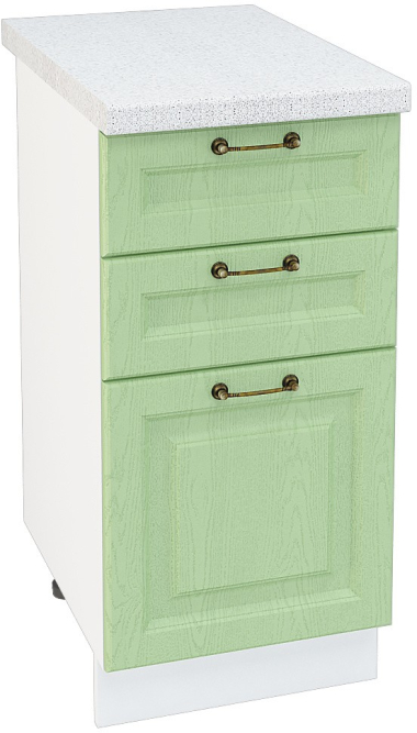 Шкаф нижний 3 ящика Кухня Ницца ШН3Я 400