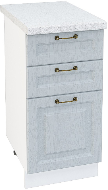 Шкаф нижний 3 ящика Кухня Ницца ШН3Я 400
