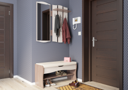 Вешалка с зеркалом Фьюжен