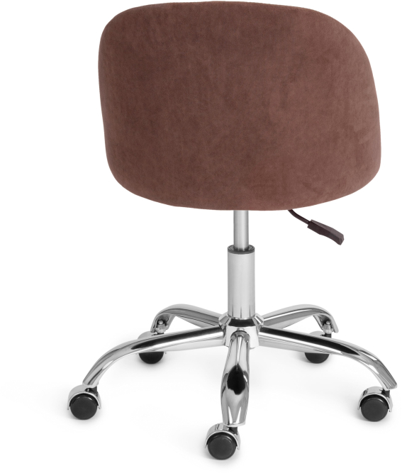 Кресло MELODY флок , коричневый/бежевый, 6/7