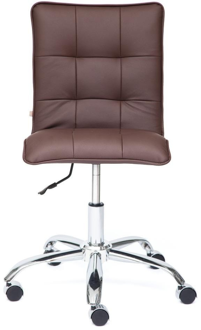 Кресло ZERO кож/зам, коричневый, 36-36