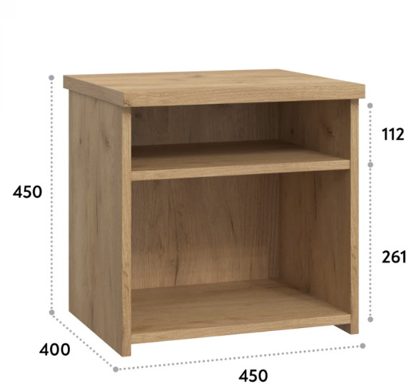 Тумба прикроватная для гостиниц Виктория ВИ-15