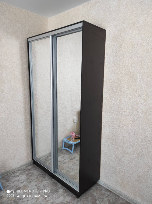 Шкаф-купе 2х дв Стандарт Комби 1 Зеркало|Зеркало