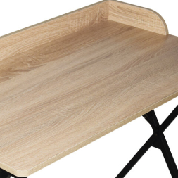 Стол на металлокаркасе BRABIX "LOFT CD-008", 900х500х780 мм, цвет дуб натуральный, 641865