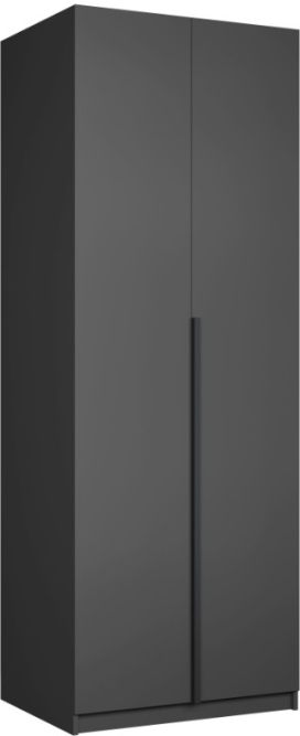 Шкаф Локер 2-х дверный (Распашной) Серый диамант