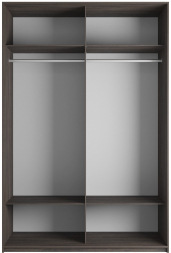 Шкаф-купе Эста 2-х дверный (ЛДСП) Венге Мали