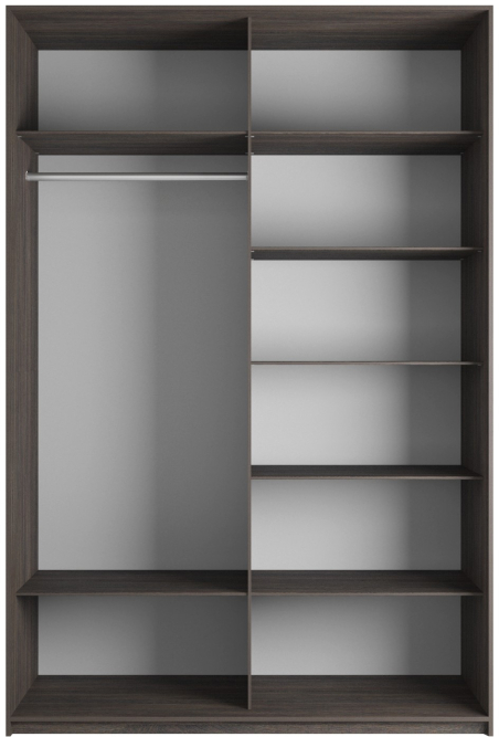 Шкаф-купе Эста 2-х дверный (ЛДСП) Венге Мали