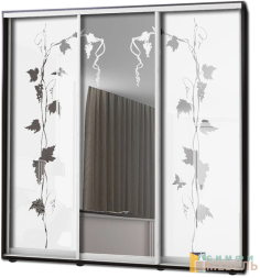 Шкаф купе 3х дв Пескоструй № 35