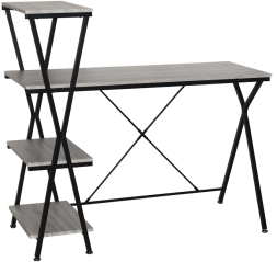 Стол на металлокаркасе BRABIX LOFT CD-004 3 полки