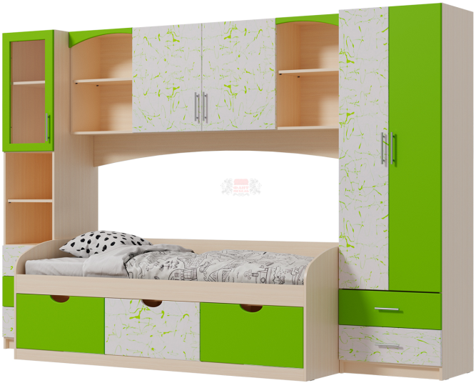 Детская &quot;Омега 7&quot; (МДФ) комплект 2