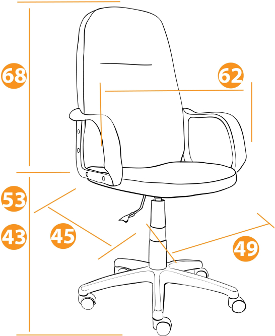 Кресло LEADER ткань, темный бежевый, 12 (т)