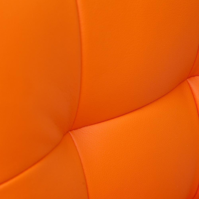 Кресло ZERO кож/зам, оранжевый, 14-43