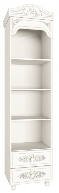 Стеллаж Ассоль АС-43 белое дерево