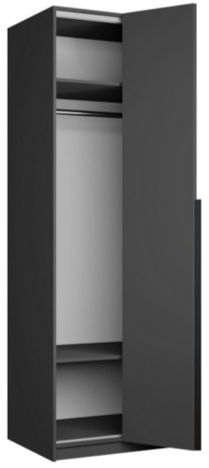 Шкаф Локер 2-х дверный (Гармошка) Серый диамант