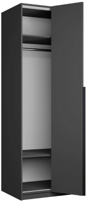 Шкаф Локер 2-х дверный (Гармошка) Серый диамант