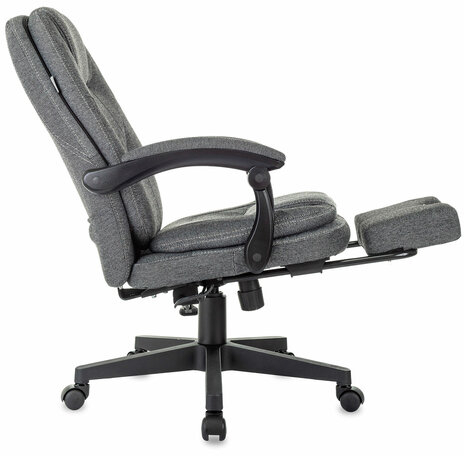 Кресло офисное CH-868MSG-F, синхромеханизм, подставка для ног, ткань, серое, 1998751