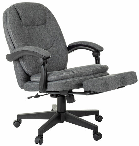 Кресло офисное CH-868MSG-F, синхромеханизм, подставка для ног, ткань, серое, 1998751