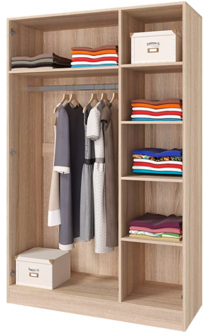 Шкаф 3-х дв. Леси