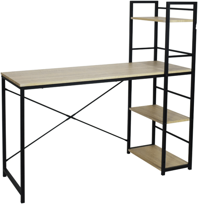 Стол на металлокаркасе BRABIX LOFT CD-005 3 полки