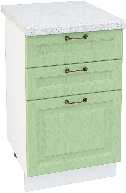Шкаф нижний 3 ящика Кухня Ницца ШН3Я 500
