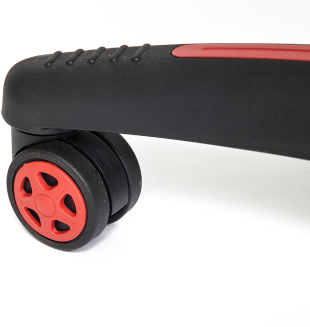 Кресло RUNNER кож/зам/ткань, черный/красный, 36-6/08/12