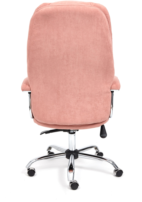 Кресло SOFTY LUX флок , розовый, 137