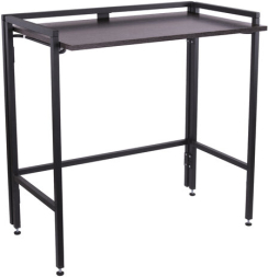 Стол BRABIX "Smart CD-009", 800х455х795 мм, ЛОФТ, складной, металл/ЛДСП ясень, каркас черный, 641875