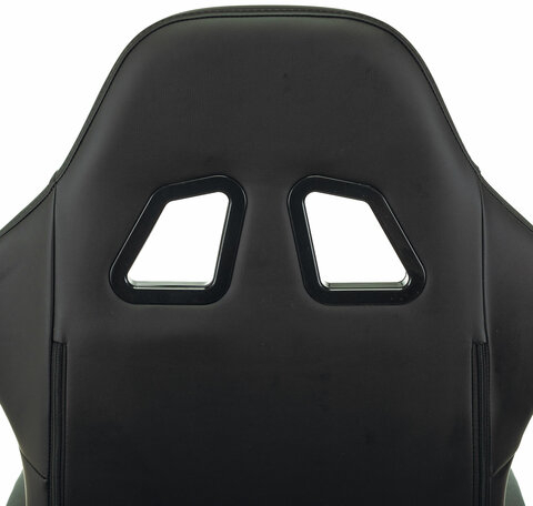 Кресло компьютерное BRABIX "Striker GM-121", синхромеханизм, 2 подушки, экокожа/велюр, черное/серое, 532961