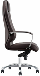 Кресло BRABIX PREMIUM Aurus EX-705, мультиблок, алюминий, экокожа, коричневое, 532929