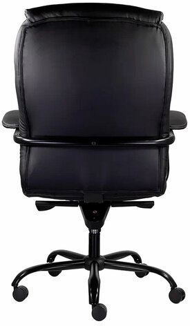 Кресло офисное "Ровер" CH-708, усиленное, НАГРУЗКА до 150 кг, экокожа, черное