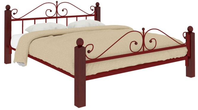 Металлическая кровать Диана LuxPlus