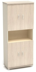Шкаф высокий 1 откр. Полка К7 Модерн (М46+М53*4+М45)