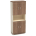 Шкаф высокий 1 откр. Полка К7 Модерн (М46+М53*4+М45) (Шамони темный)