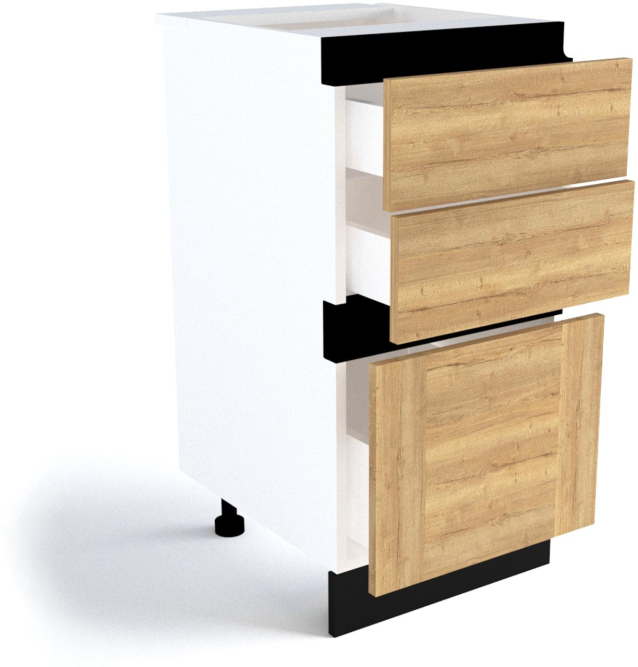 Стол Сити СЯ-40 с ящиками (400*450*820) без столешницы