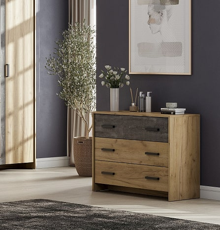 Комод 3 ящика МСП 1