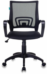 Кресло CH-695N/BLACK, с подлокотниками, сетка, черное