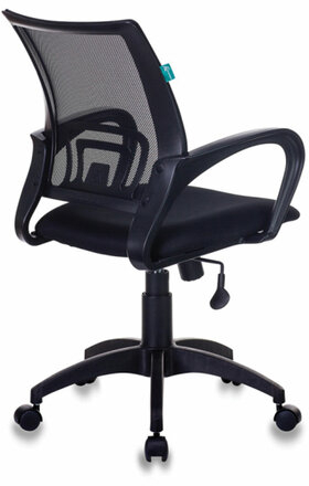 Кресло CH-695N/BLACK, с подлокотниками, сетка, черное