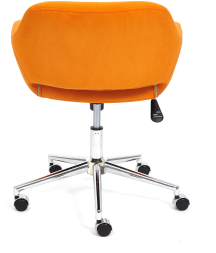 Кресло MODENA хром флок , оранжевый, 18