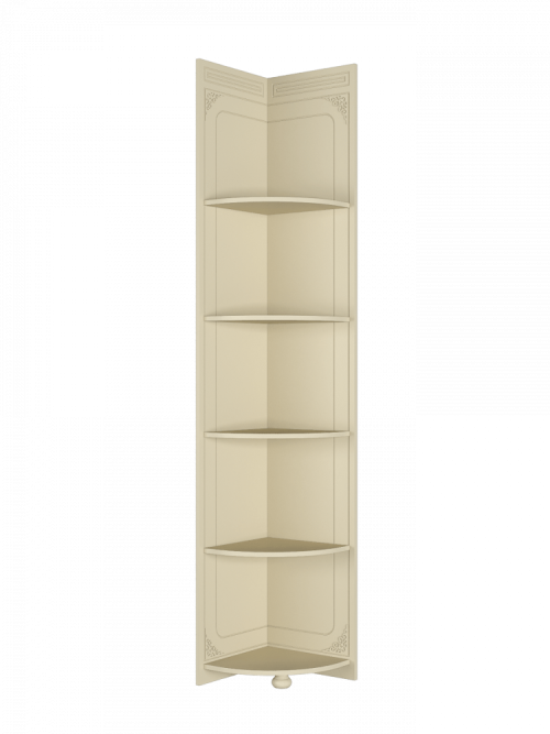 Стеллаж угловой Ассоль плюс АС-54 ваниль