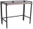 Стол BRABIX "Smart CD-010", 1000х505х795 мм, ЛОФТ, складной, металл/ЛДСП дуб, каркас черный, 641876