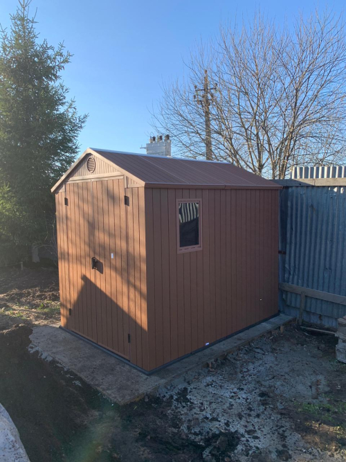 Сарай Дарвин 6х8 (Darwin 6x8), коричневый