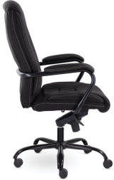 Кресло офисное "Ровер" CH-708, усиленное, НАГРУЗКА до 150 кг, ткань, черное