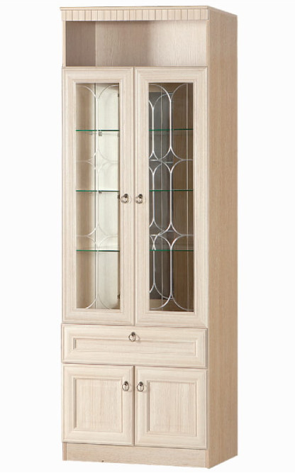 Шкаф для посуды "Инна" 612 (денвер светлый)