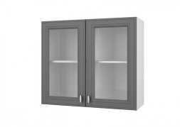 Шкаф навесной 800 мм (витрина) Ева