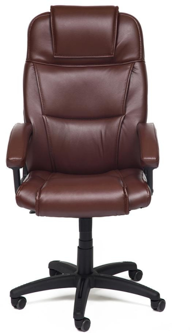 Кресло BERGAMO кож/зам, коричневый, 2 TONE