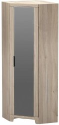 Шкаф для одежды угловой, дверь зеркальная, Юта (левый, правый)