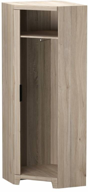 Шкаф для одежды угловой, дверь зеркальная, Юта (левый, правый)