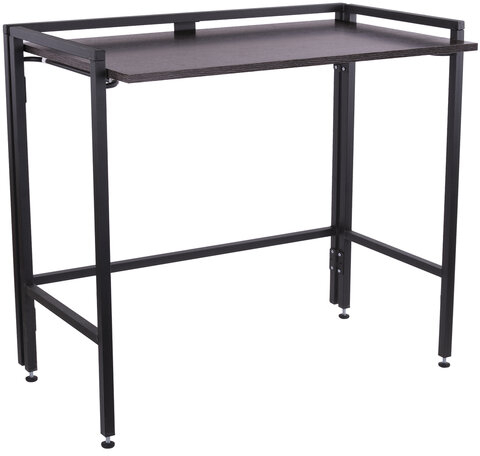 Стол BRABIX "Smart CD-010", 1000х505х795 мм, ЛОФТ, складной, металл/ЛДСП ясень, каркас черный, 641877