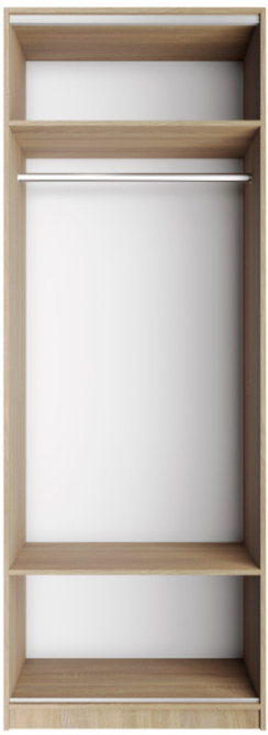 Шкаф Локер 2-х дверный (Гармошка) Сонома