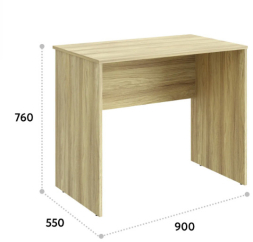 Стол Оскар ОС-22 блэквуд ячменный